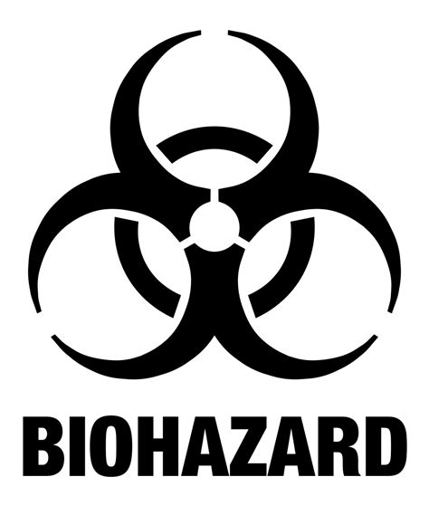 Printable Biohazard Symbol